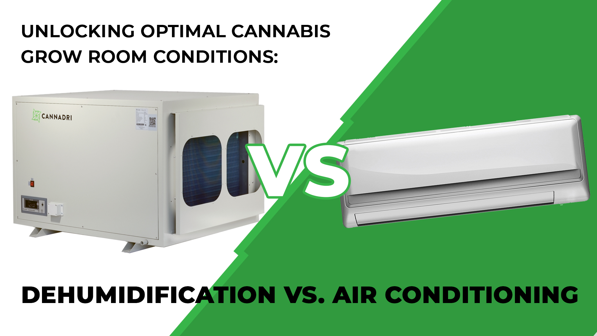 Unlocking Optimal Cannabis Grow Room Conditions Dehumidification vs